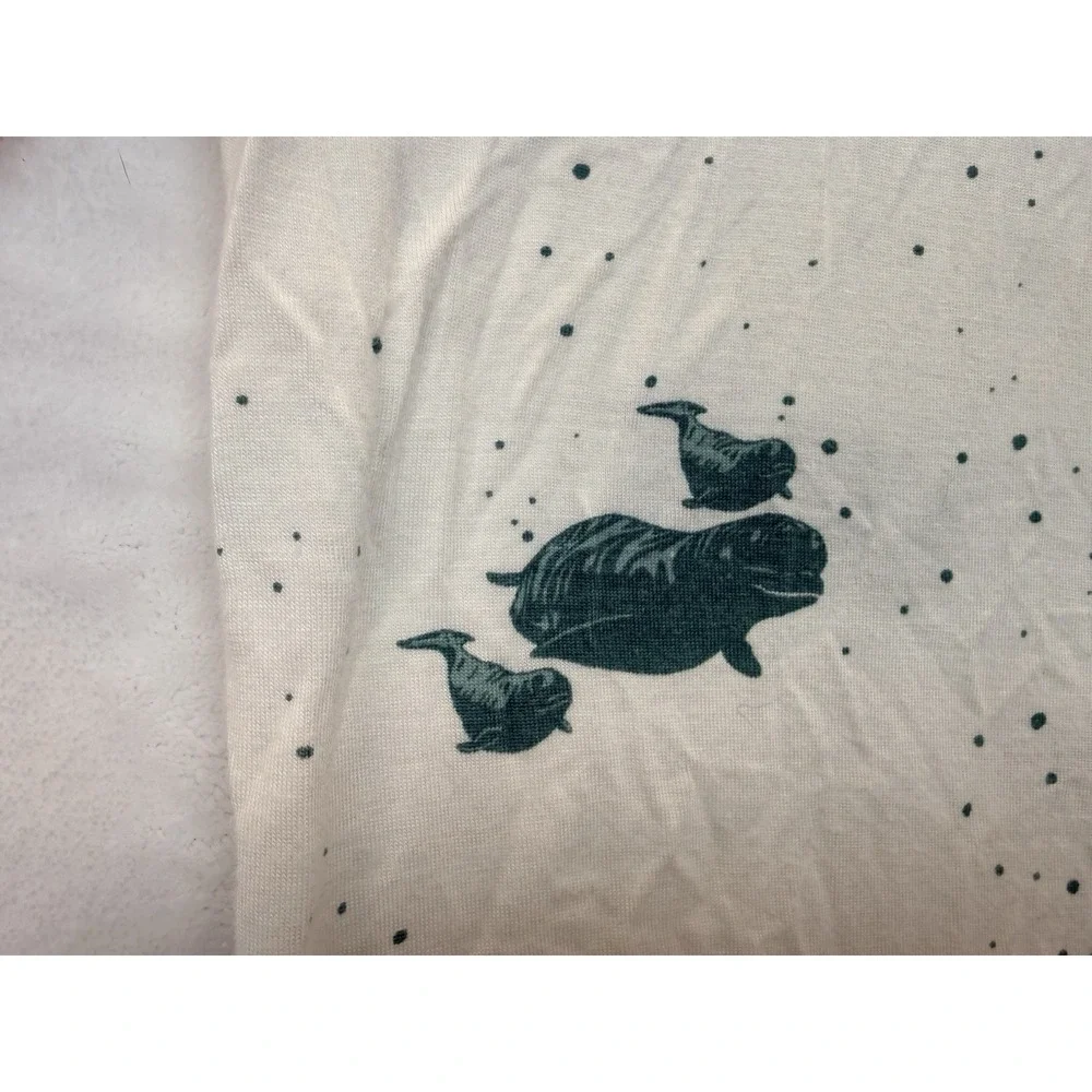 Bamboo Ruffle Kate‎ Quinn Sea Life Whale Print One-Piece 18-24
